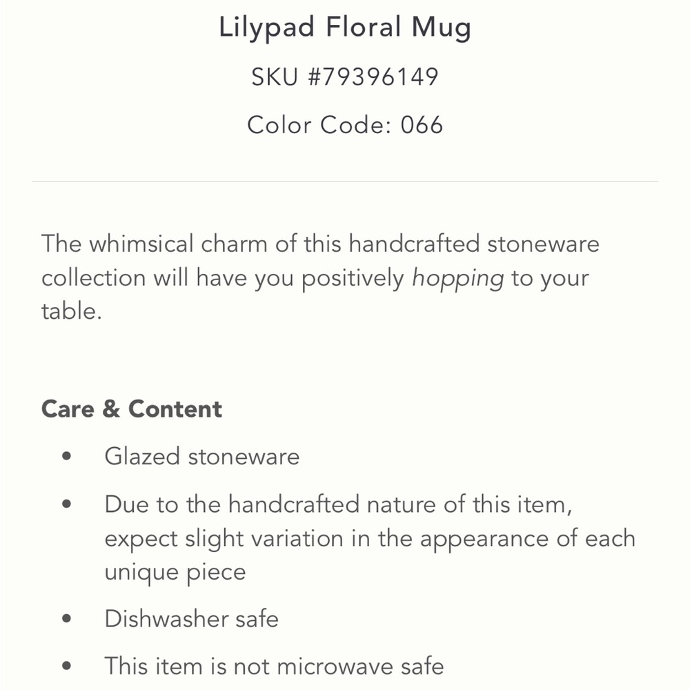 SPECIAL PRICING ๐ฅ Lily pad Mug Yellow - Picture 8 of 11
